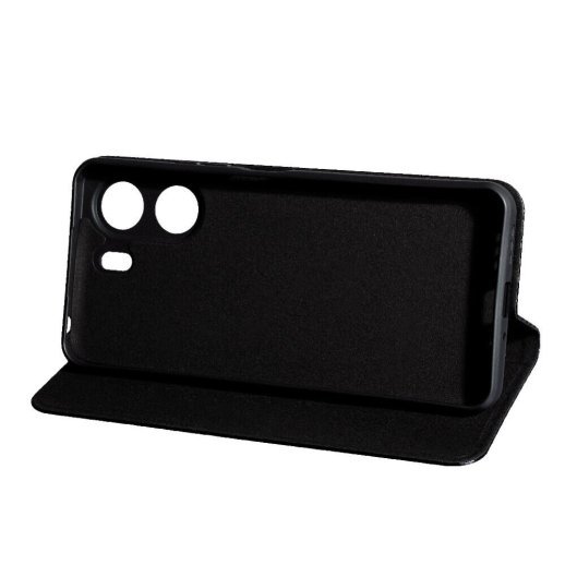 Книга Flip Cover Carbon для Xiaomi Redmi 13C/Poco C65 Black