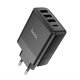 Мережевий зарядний пристрій HOCO C127A TYPE-C PD 45W + 3*USB QC3.0, чорний
