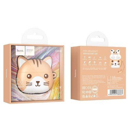 Бездротові навушники HOCO EW46, KHAKI CAT, коричневий