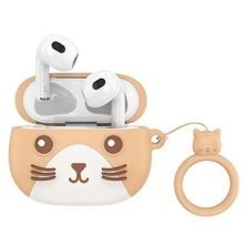 Бездротові навушники HOCO EW46, KHAKI CAT, коричневий