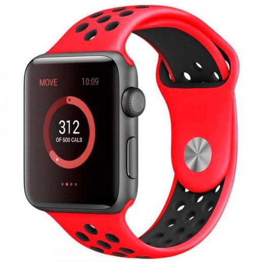 Ремінець силіконовий INKAX WB-02 для Apple Watch NIKE 42мм | 44мм | 45мм | 49мм LARGE SIZE