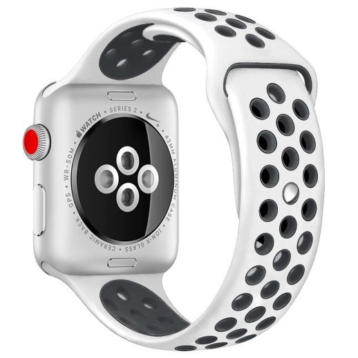 Ремінець силіконовий INKAX WB-02 для Apple Watch NIKE 42мм | 44мм | 45мм | 49мм LARGE SIZE