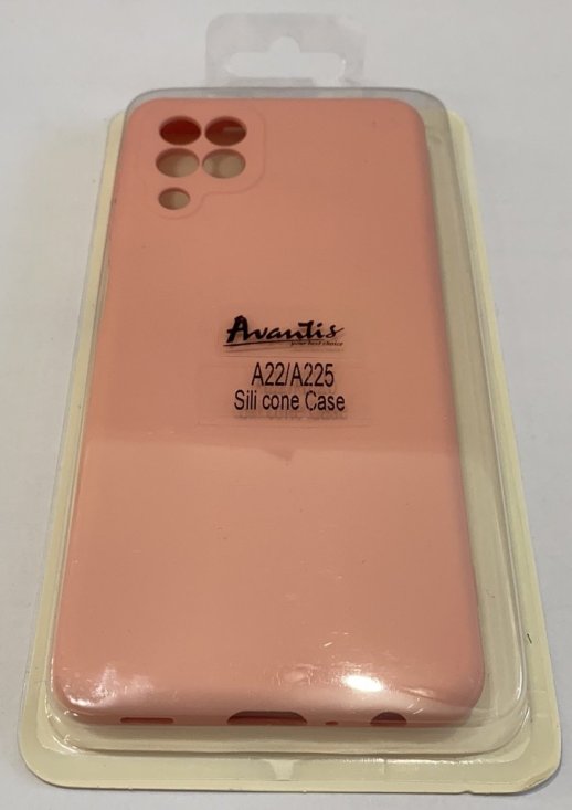 Avantis Full Silicone Case Samsung A22/A225/M32/M325  Hot Pink