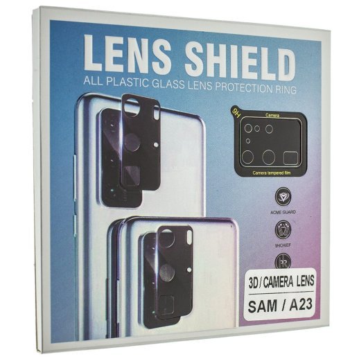 Захисне скло для камери 3D LENS SHIELD SAMSUNG A235 Galaxy A23 5G (2022) чорний