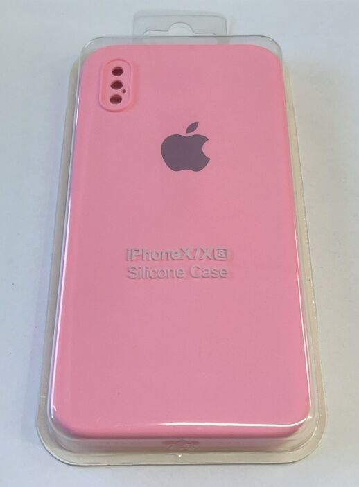 Чохол Silicone Case Copy Apple iPhone X / Xs Square Light Pink, 07