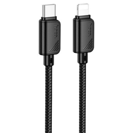 USB-C кабель HOCO X113 Type-C to Lightning 27W 1 м, чорний