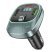 FM трансмітер HOCO E76 Bluetooth з гучним зв'язком СIРИЙ