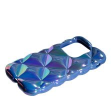 Силікон Puffy для Apple iPhone 14 Pro Grey Lavender