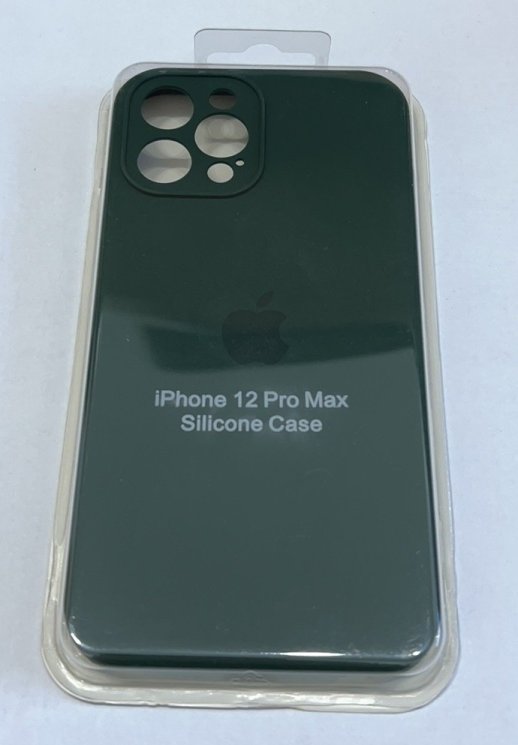 Чохол Silicone Case Copy Apple iPhone 12 Pro Max Square Pine Green, 13