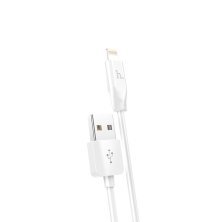 USB кабель HOCO X1 USB - Lightning 3 MЕТРИ, білий