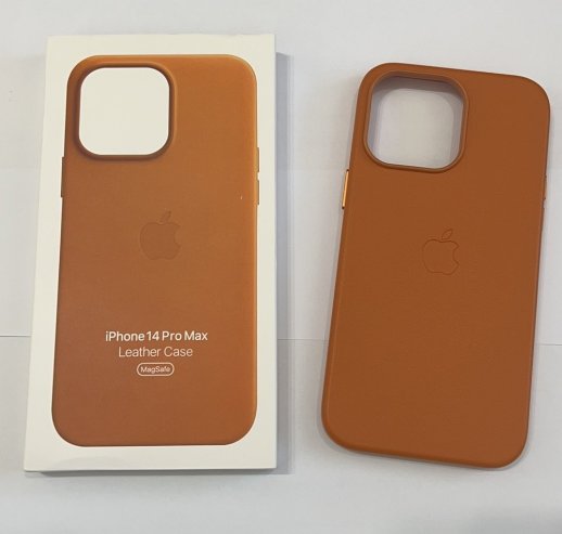 Чохол Leather Case Apple Iphone 14 ProMax MagSafe Deep Violet