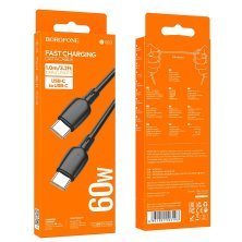 USB-C кабель BOROFONE BX93 Super power 60W fast charging data Type-C to Type-C