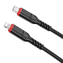USB-C кабель HOCO X59 PD Type-C - Lightning 1 MЕТР, ЧОРНИЙ