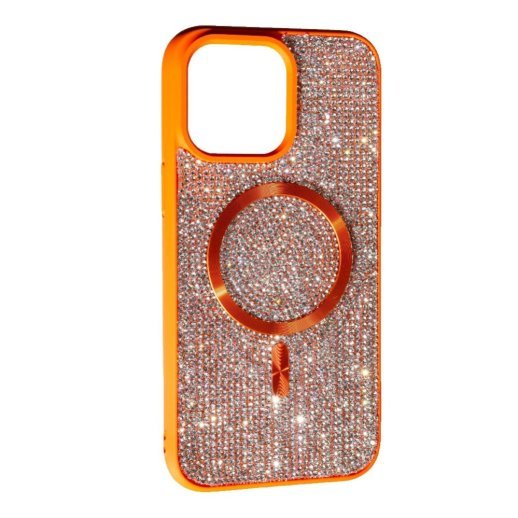 Чохол Diamond Magsafe для Apple iPhone 14 Pro Orange