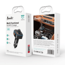 Автомобільний FM Модулятор Avantis ACC08 with Ambilight Black