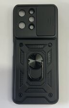 Armor Case With Curtain for Xiaomi Redmi Note 12 4G Dark Blue