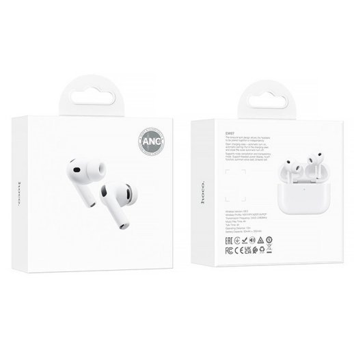 Бездротові навушники HOCO EW97 TWS з ANC шумозаглушенням, Bluetooth 6.0