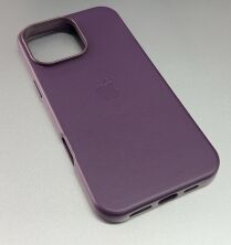 Чехол Leather Case Apple Iphone 16 ProMax  MagSafe Dark Purple
