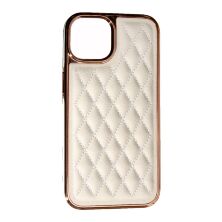 Накладка Puloka Leather Case для Apple iPhone 14 Plus White