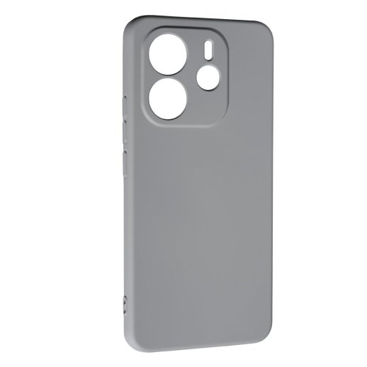 Силікон Case SMTT (AA) для Xiaomi Redmi Note 14 (4G) (UA/EUROPE) Grey