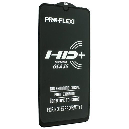 Захисне скло PRO-FLEXI HD+ XIAOMI Redmi Note 7 PRO ЧОРНИЙ