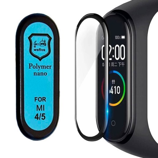 Захисна плівка для годинника WSFIVE POLYMER NANO XIAOMI Mi Band 5 | 6