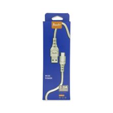 USB Cable Avantis A-102t Wide Power Type-C 3A White