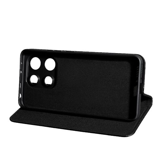 Книга Flip Cover Carbon для Xiaomi Redmi Note 13 (4G) Black