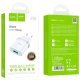 Мережевий зарядний пристрій HOCO C12Q SMART QC3.0, БІЛИЙ