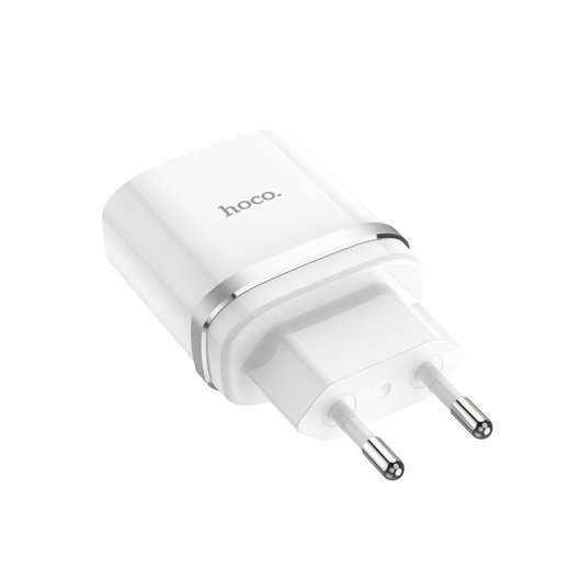 Мережевий зарядний пристрій HOCO C12Q SMART QC3.0, БІЛИЙ