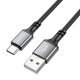 USB кабель BOROFONE BX83 USB - Type-C 2.4A 1 метр, чорний