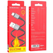 USB кабель BOROFONE BX83 USB - Type-C 2.4A 1 метр, чорний