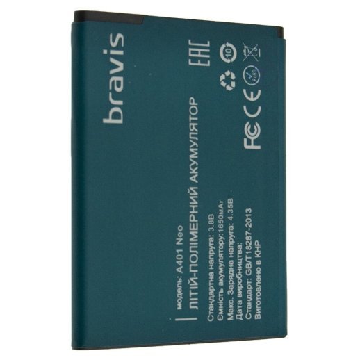 Акумулятор до телефону ОРИГІНАЛ BRAVIS NEO A401