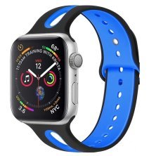 Ремінець силіконовий LINE 2 COLORS для APPLE WATCH 38мм | 40мм | 41мм LARGE