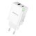 Мережевий зарядний пристрій BOROFONE BN16 PD 45W USB-C + USB-A QC 3.0 18W