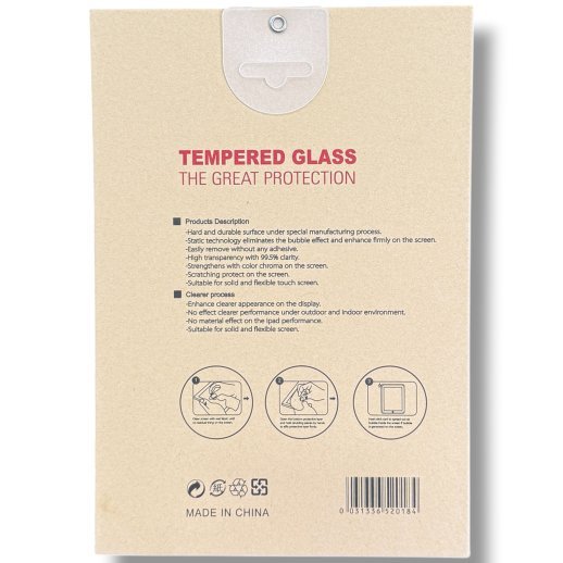 Упаковка універсальна для захисного скла для планшетів від 9" до 11" (280*199,5*10мм)