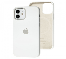 Silicone Case Original With MagSafe and Splash Screen Apple iPhone 12 Pro Max White