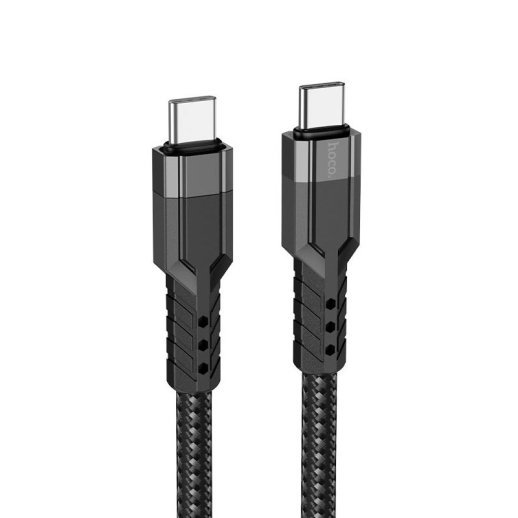 USB-C кабель HOCO U110 60W Type-C - Type-C 1.2M ЧОРНИЙ