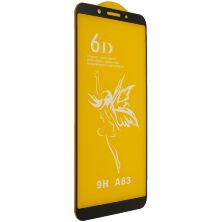 Захисне скло 6D PREMIUM OPPO A83 ЧЁРНЫЙ