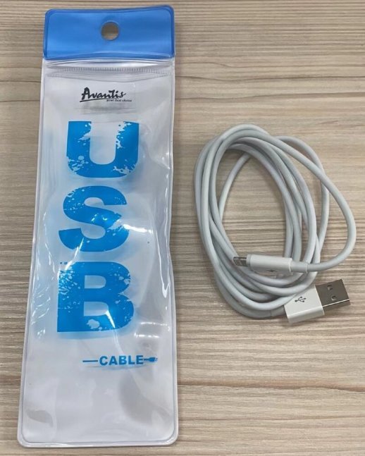 USB Cable Avantis AV-100i Lightning 1.5m White
