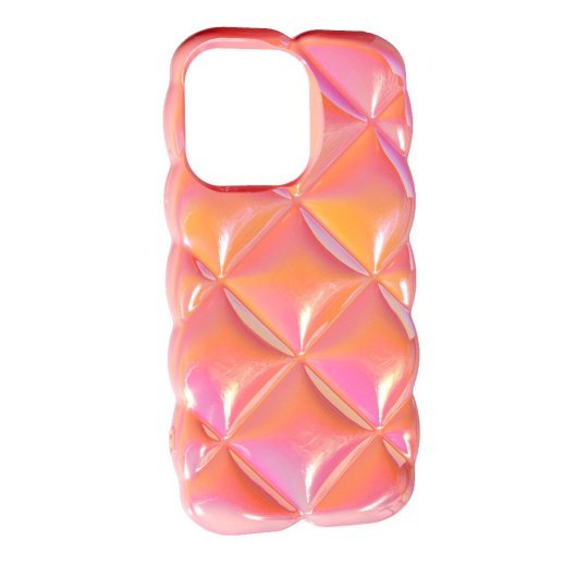 Силікон Puffy для Apple iPhone 14 Pro Pink