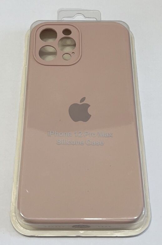 Чохол Silicone Case Copy Apple iPhone 12 Pro Max Square Pink Sand, 04
