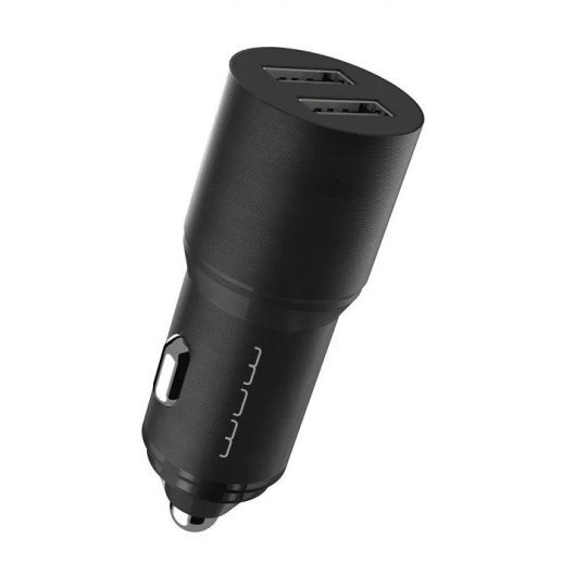 Автомобільний зарядний пристрій WUW C148 2USB 2.4A ЧОРНИЙ (70)