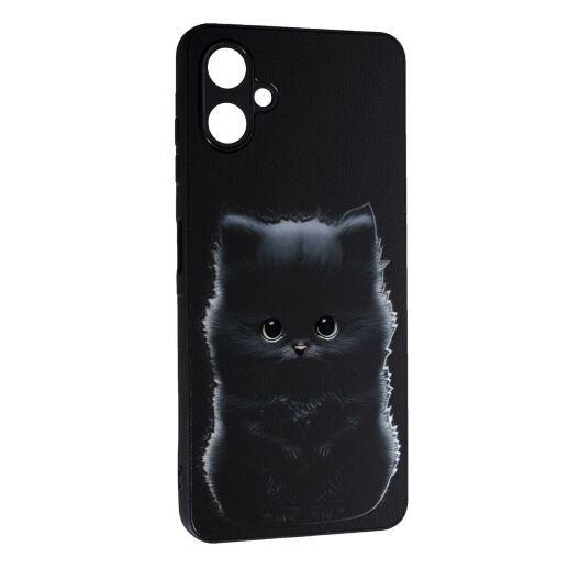 Накладка Fashion Mix для Samsung A06 Black Cat