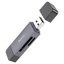 Картридер HOCO HB45 2в1 TYPE-C | USB 2.0