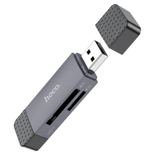 Картридер HOCO HB45 2в1 TYPE-C | USB 2.0
