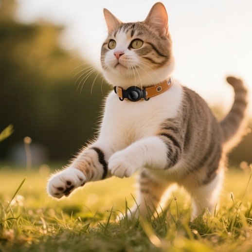 Умный трекер HOCO E91C Tiger (GPS-ошейник для животных), белый