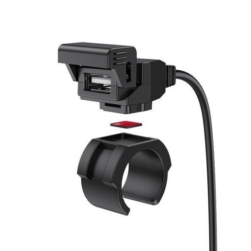 Зарядний пристрій для мотоцикла HOCO Z45 USB 2,4A