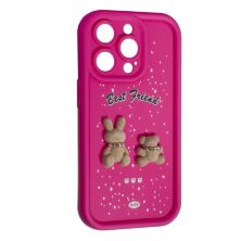 Силікон Best Friend для Apple iPhone 15 Pro Rose