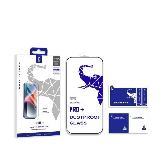 Захисне скло Pro Plus Dust Proof для Apple iPhone 16 Pro Transparent
